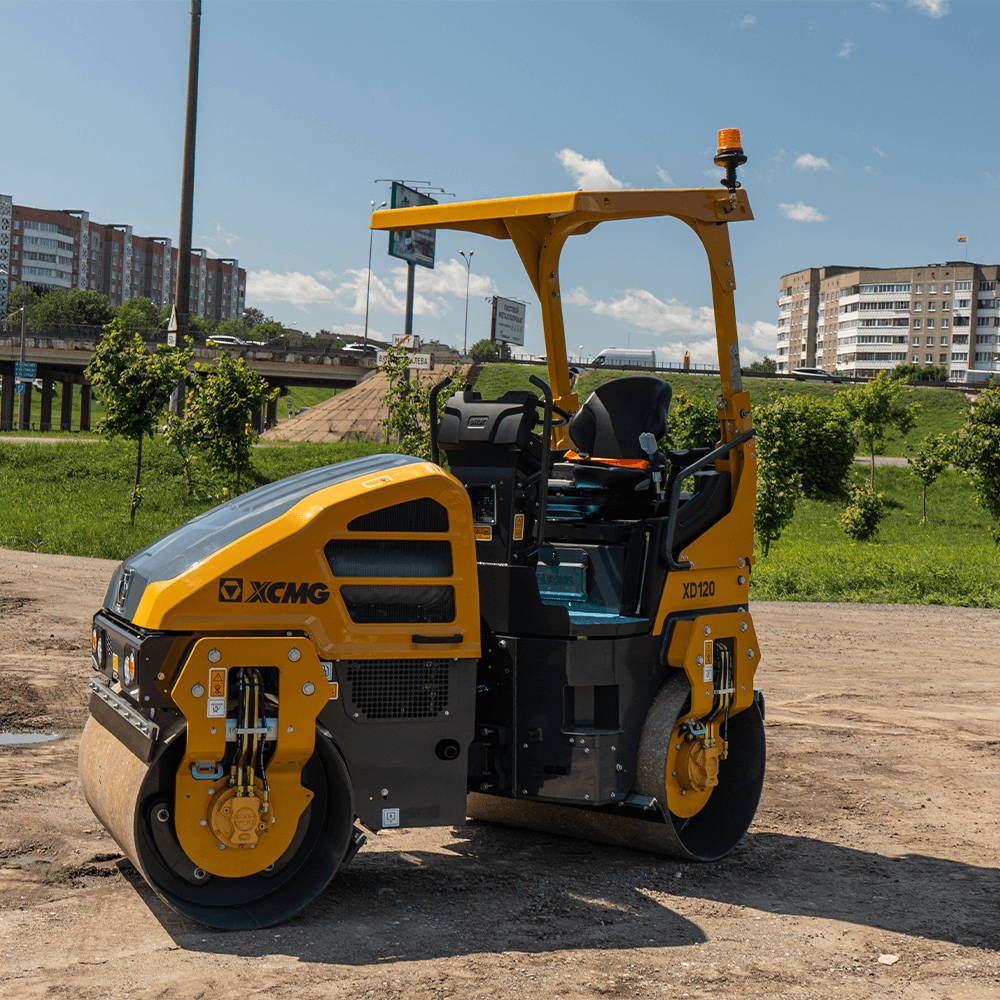 Двухвальцовый гидравлический виброкаток XCMG XD120 - строительная техника XCMG