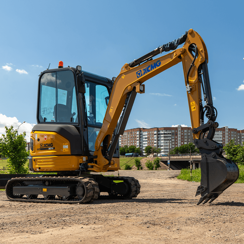 Мини-экскаватор XCMG XE27U - строительная техника XCMG