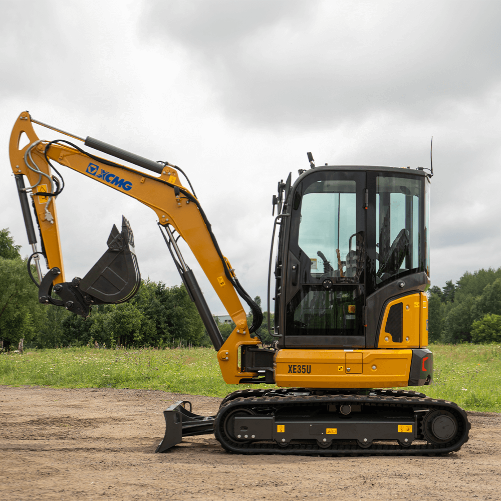 Мини-экскаватор XCMG XE35U - строительная техника XCMG