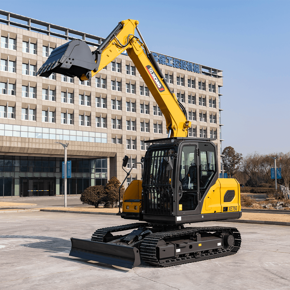 Мини-экскаватор XCMG XE75G - строительная техника XCMG